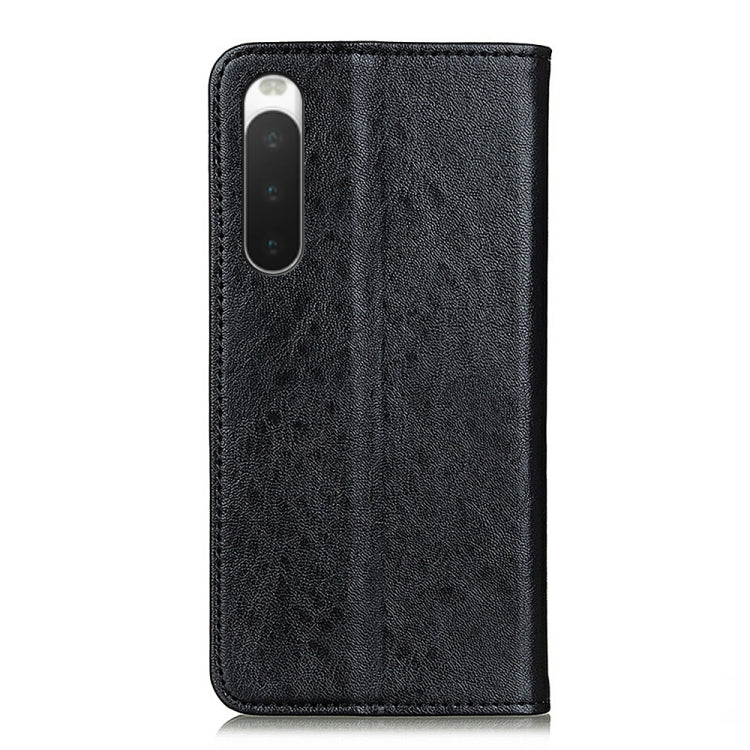 For Sony Xperia 10 IV Magnetic Crazy Horse Texture Leather Phone Case