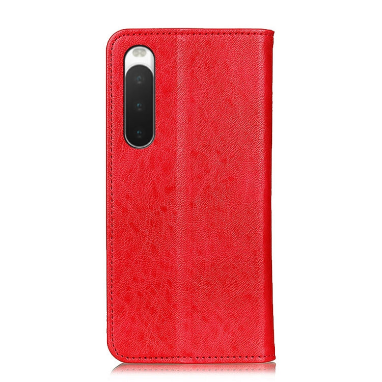 For Sony Xperia 10 IV Magnetic Crazy Horse Texture Leather Phone Case