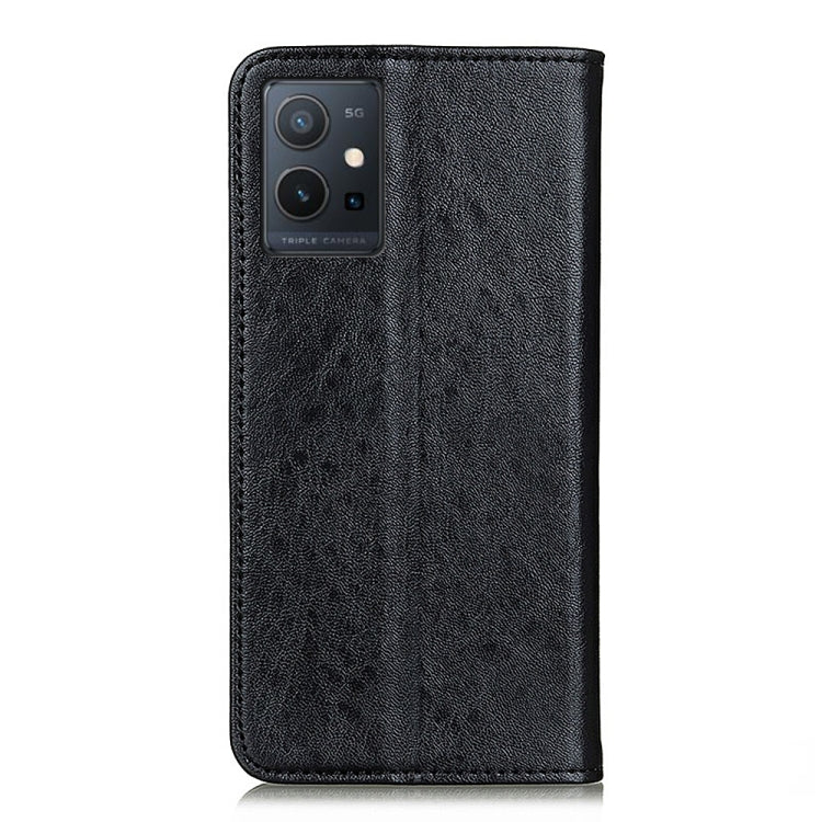 For vivo Y75 5G / Y55 5G Magnetic Crazy Horse Texture Leather Phone Case