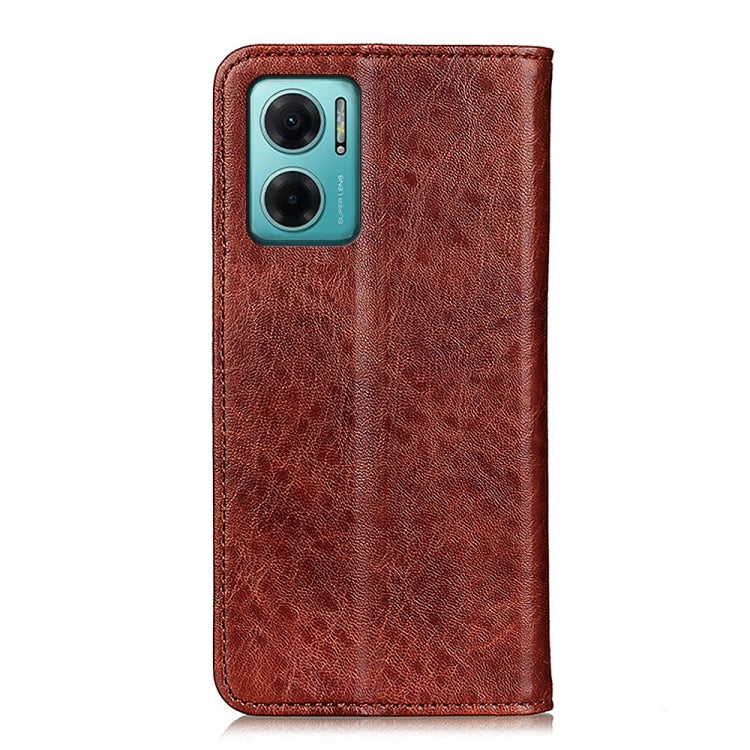 For Xiaomi Redmi Note 11E/Redmi 10 5G 2022 Global/Redmi 10 Prime+ 5G India/Poco M4 5G Global Magnetic Crazy Horse Texture Leather Phone Case