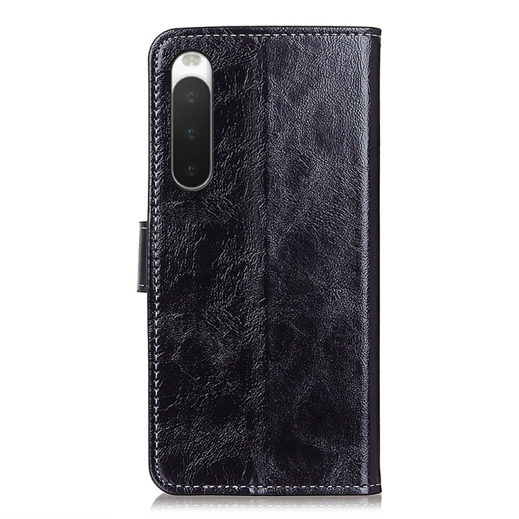 For Sony Xperia 10 IV Retro Crazy Horse Texture Horizontal Flip Leather Phone Case