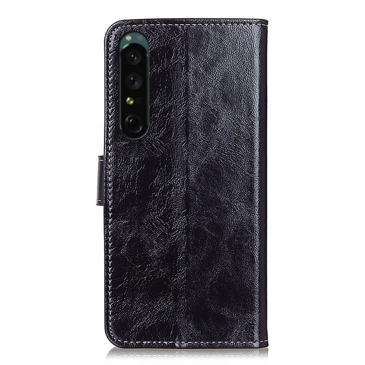 For Sony Xperia 1 IV Retro Crazy Horse Texture Horizontal Flip Leather Phone Case