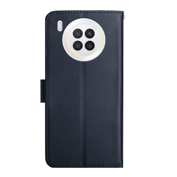 For Huawei Nova 8i/Honor 50 Lite Global Genuine Leather Fingerprint-proof Horizontal Flip Phone Case