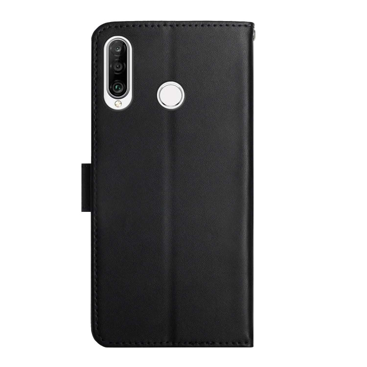 For Huawei P30 Lite Genuine Leather Fingerprint-proof Horizontal Flip Phone Case