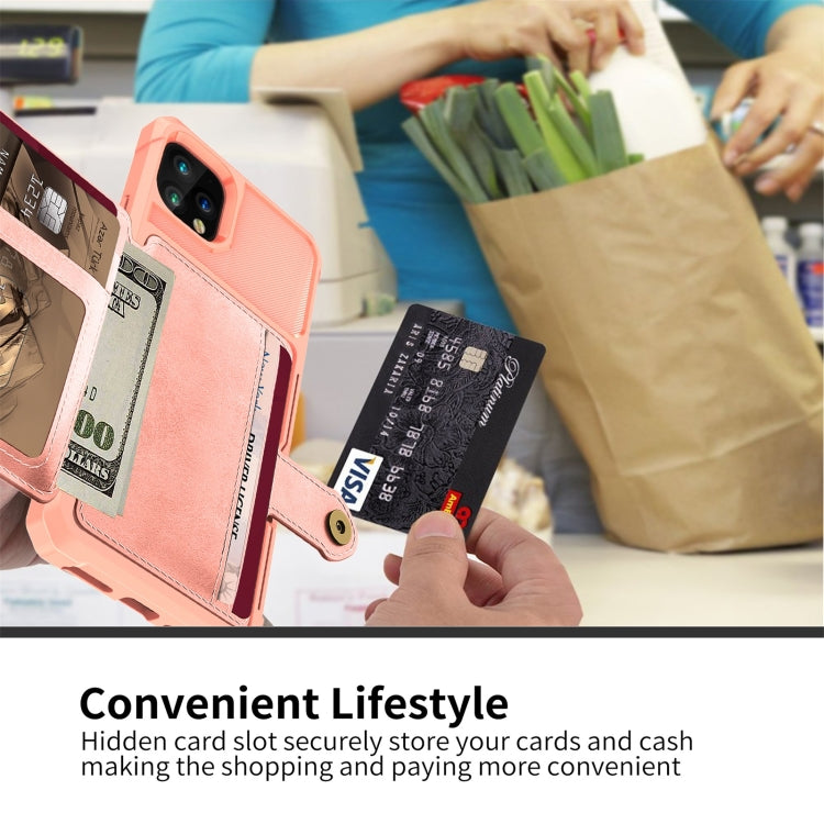 For iPhone 11 Pro Magnetic Wallet Card Bag Leather Case