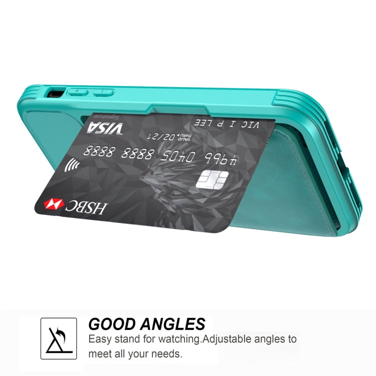 For iPhone X / XS Magnetic Wallet Card Bag Leather Case