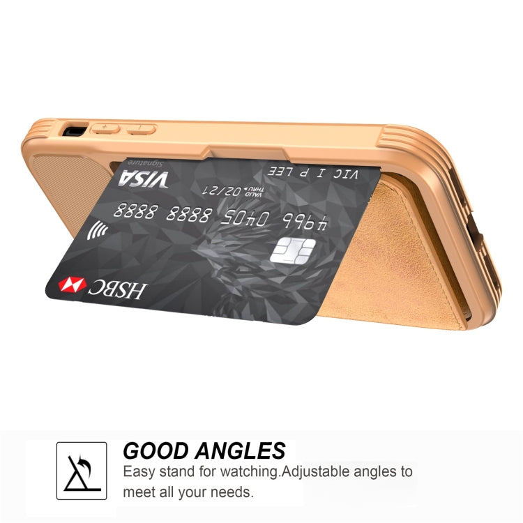 For iPhone X / XS Magnetic Wallet Card Bag Leather Case