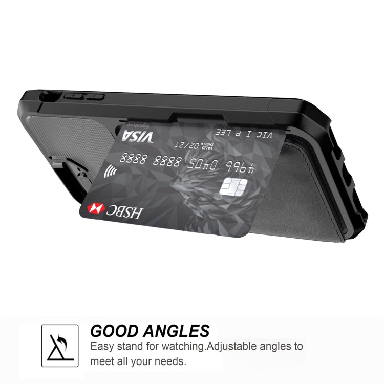 Magnetic Wallet Card Bag Leather Case For iPhone 8 Plus / 7 Plus / 6 Plus