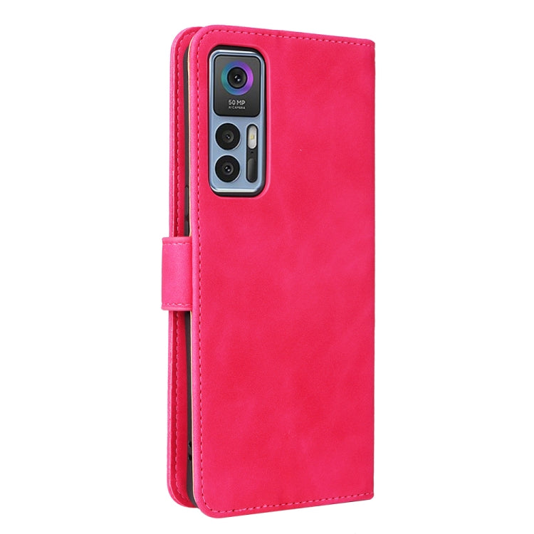 For TCL 30 5G/30+ 5G Skin Feel Magnetic Flip Leather Phone Case