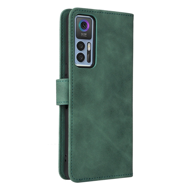 For TCL 30 5G/30+ 5G Skin Feel Magnetic Flip Leather Phone Case