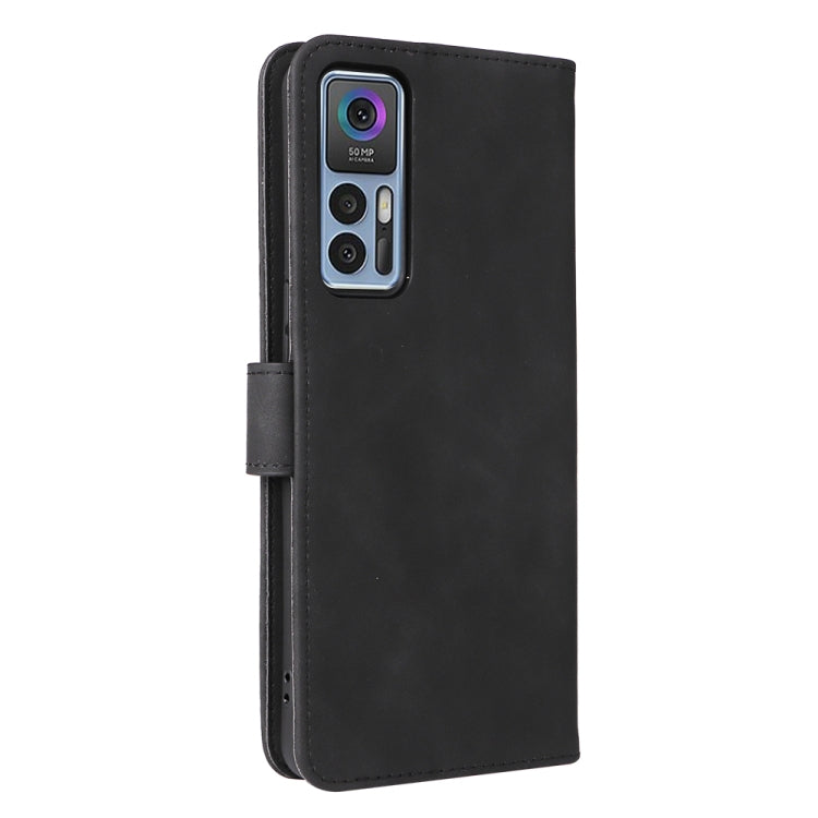 For TCL 30 5G/30+ 5G Skin Feel Magnetic Flip Leather Phone Case