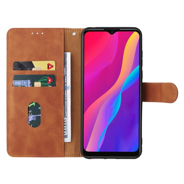 For TCL 30 SE Skin Feel Magnetic Flip Leather Phone Case