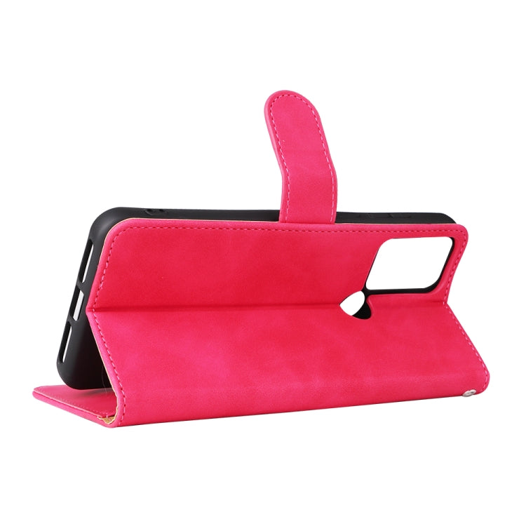 For TCL 30 SE Skin Feel Magnetic Flip Leather Phone Case