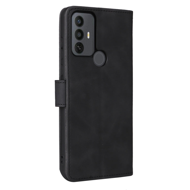 For TCL 30 SE Skin Feel Magnetic Flip Leather Phone Case
