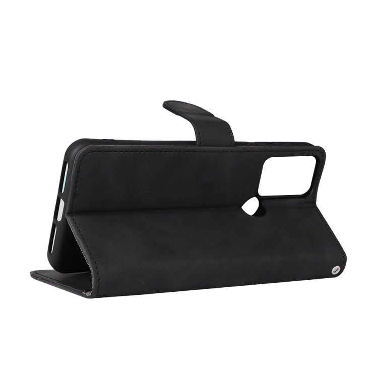 For TCL 30 SE Skin Feel Magnetic Flip Leather Phone Case