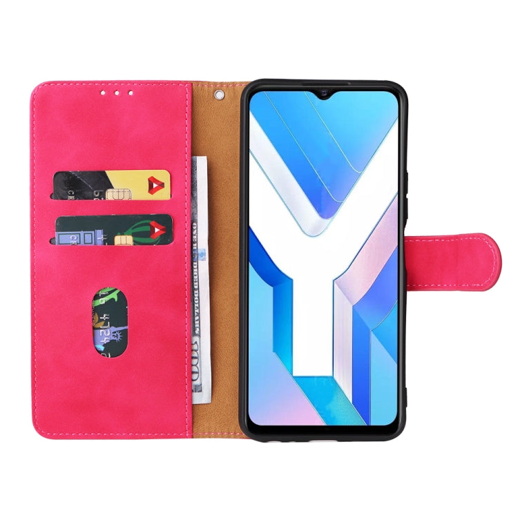 For vivo Y76 5G/Y76S 5G/Y74S Skin Feel Magnetic Flip Leather Phone Case