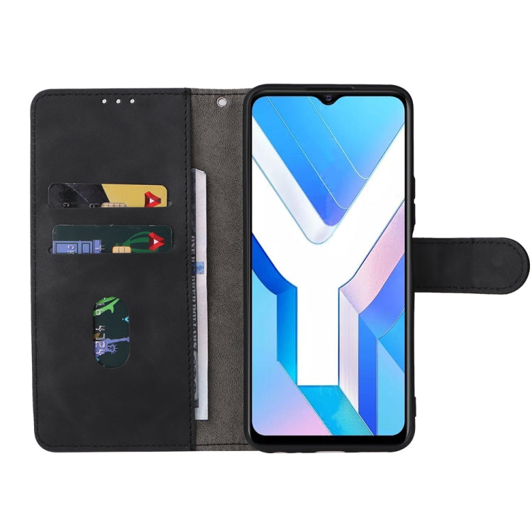 For vivo Y76 5G/Y76S 5G/Y74S Skin Feel Magnetic Flip Leather Phone Case