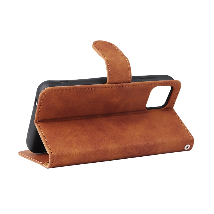 For Wiko Y52 Skin Feel Magnetic Flip Leather Phone Case