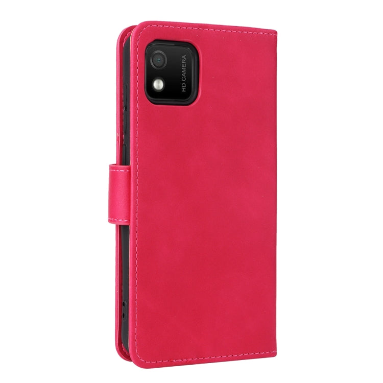 For Wiko Y52 Skin Feel Magnetic Flip Leather Phone Case