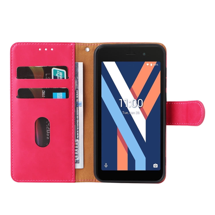 For Wiko Y52 Skin Feel Magnetic Flip Leather Phone Case