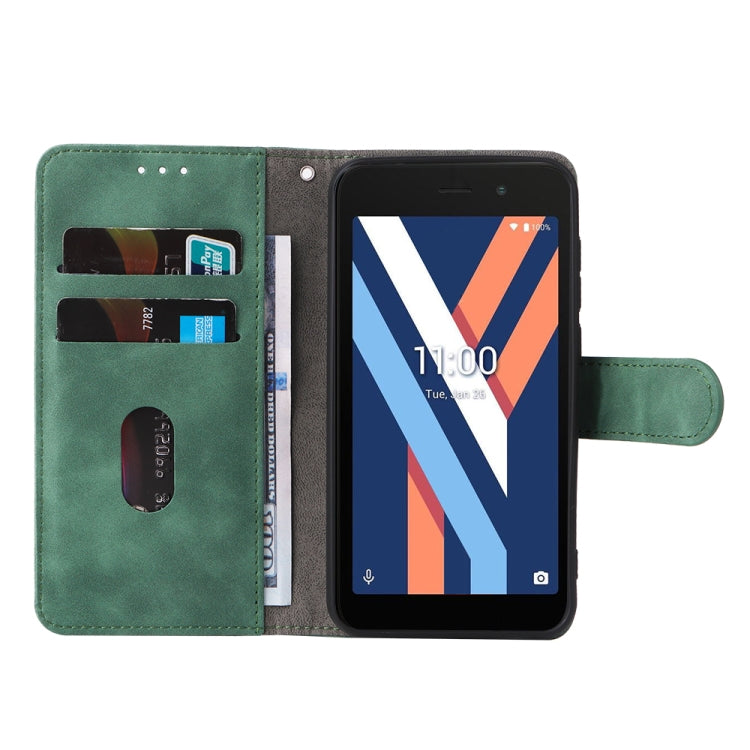 For Wiko Y52 Skin Feel Magnetic Flip Leather Phone Case