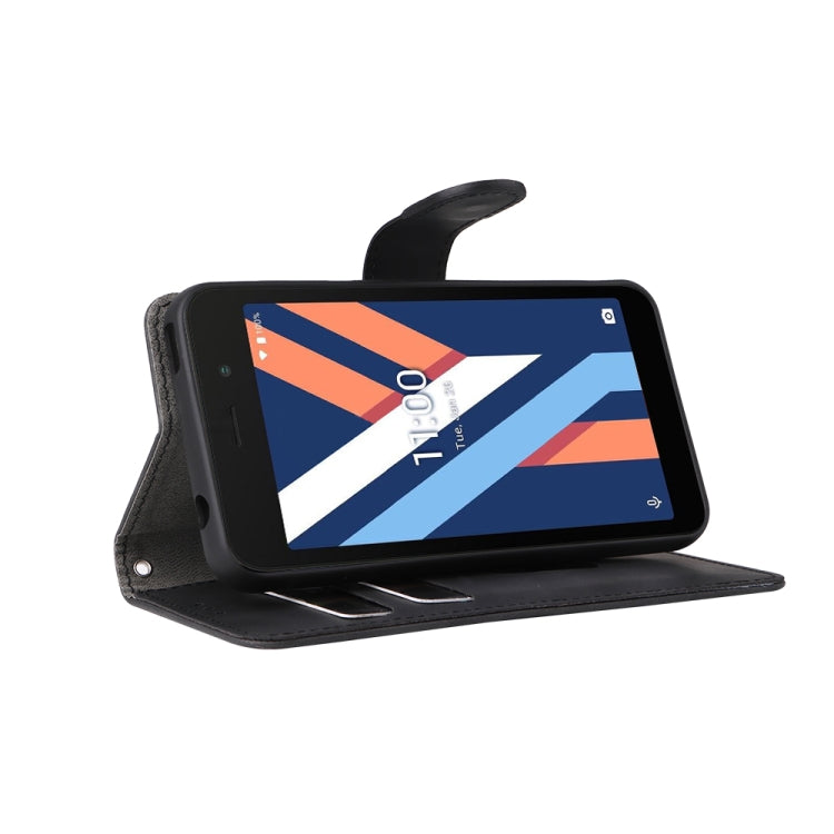 For Wiko Y52 Skin Feel Magnetic Flip Leather Phone Case