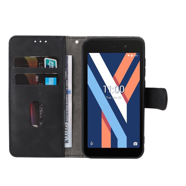 For Wiko Y52 Skin Feel Magnetic Flip Leather Phone Case