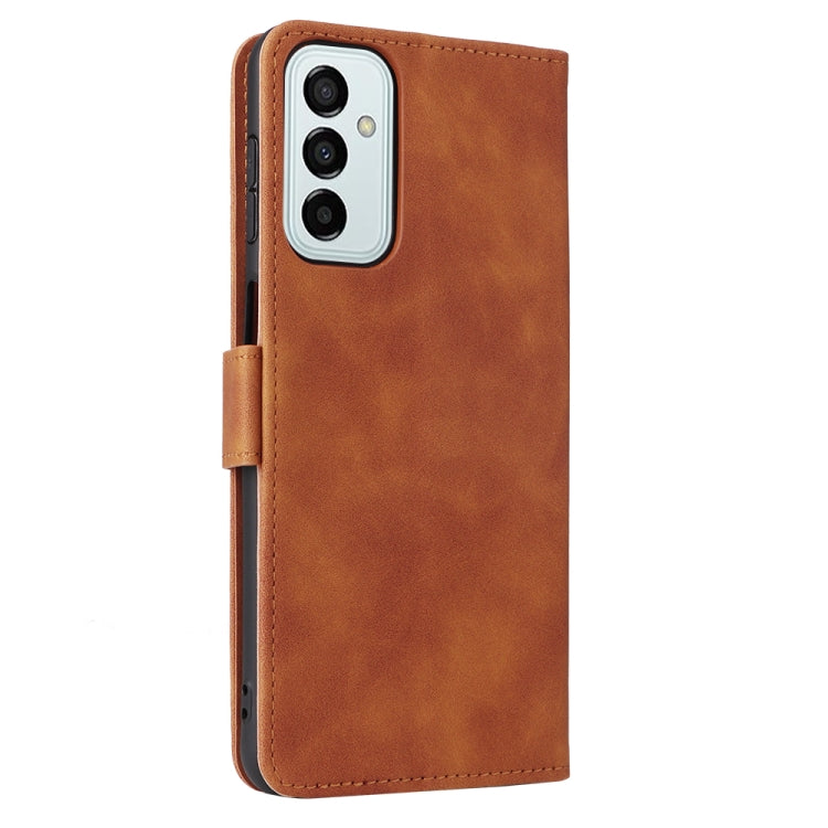 For Samsung Galaxy M23 5G Skin Feel Magnetic Flip Leather Phone Case