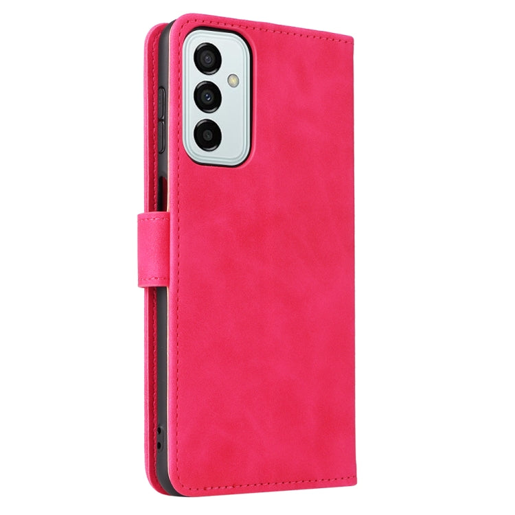 For Samsung Galaxy M23 5G Skin Feel Magnetic Flip Leather Phone Case