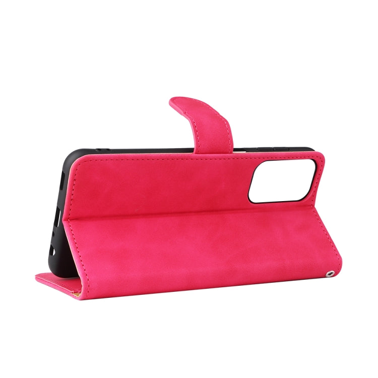 For Samsung Galaxy M23 5G Skin Feel Magnetic Flip Leather Phone Case