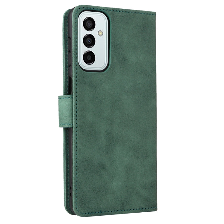 For Samsung Galaxy M23 5G Skin Feel Magnetic Flip Leather Phone Case
