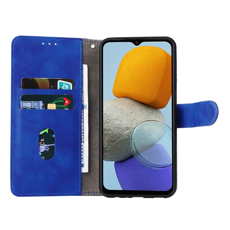 For Samsung Galaxy M23 5G Skin Feel Magnetic Flip Leather Phone Case