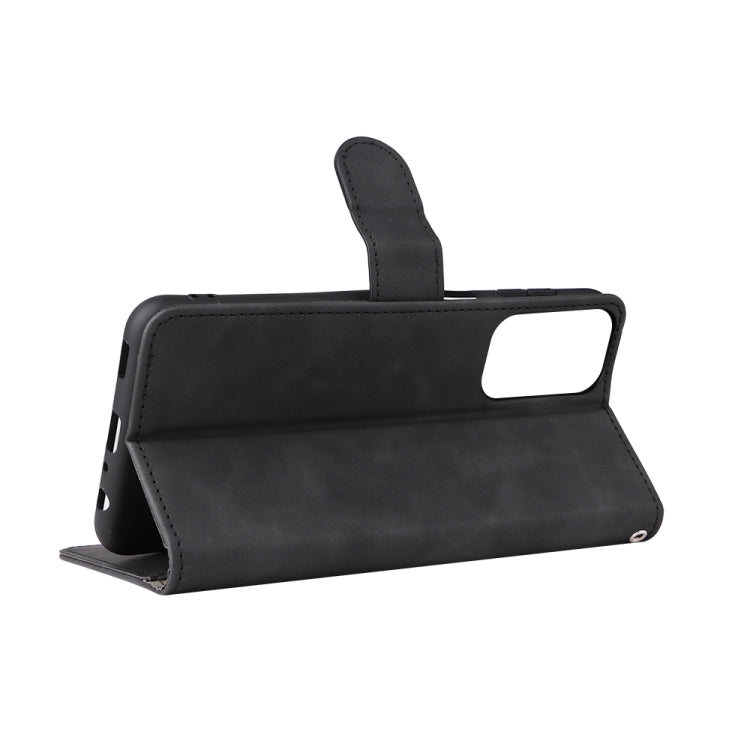 For Samsung Galaxy M23 5G Skin Feel Magnetic Flip Leather Phone Case