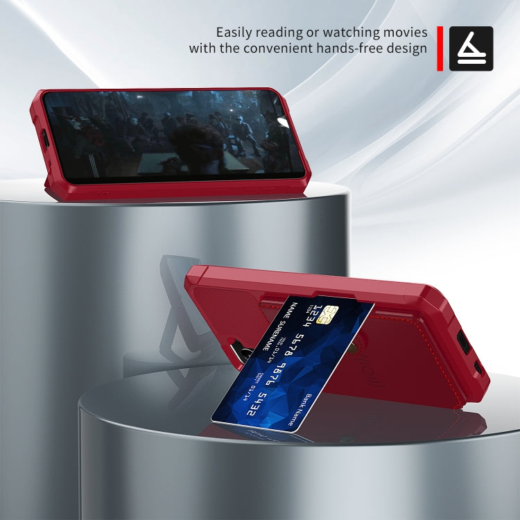 For Samsung Galaxy S21+ 5G Magnetic Wallet Card Bag Leather Phone Case