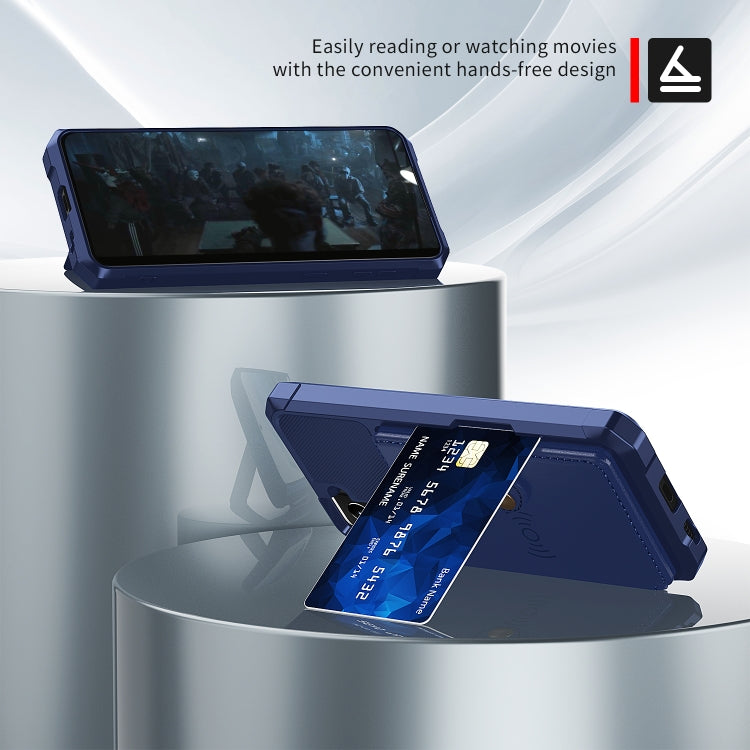 For Samsung Galaxy S21+ 5G Magnetic Wallet Card Bag Leather Phone Case