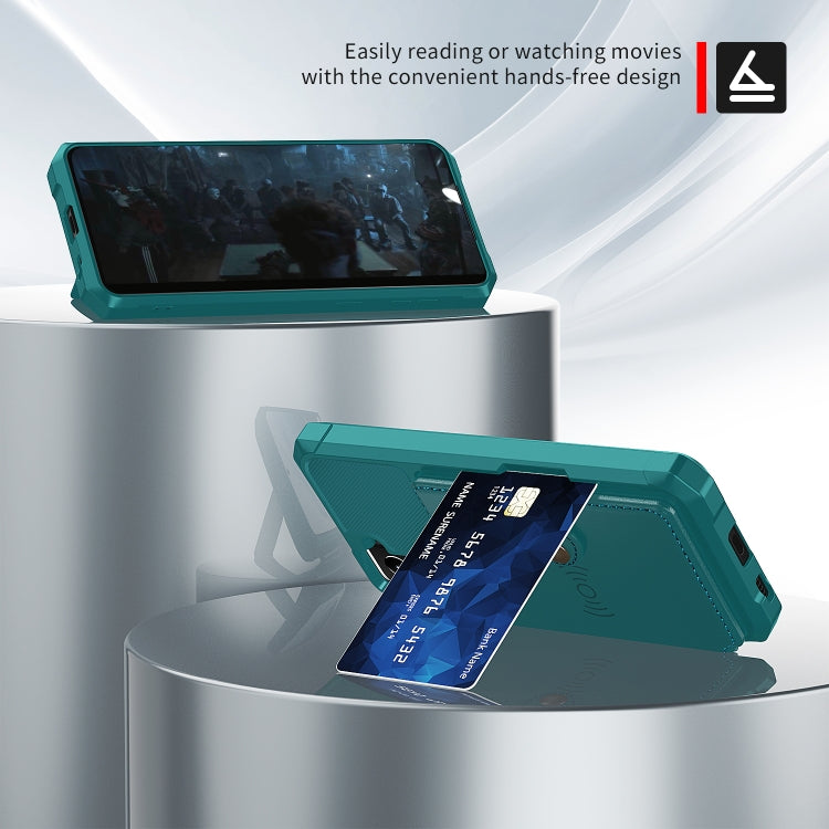 For Samsung Galaxy S21+ 5G Magnetic Wallet Card Bag Leather Phone Case