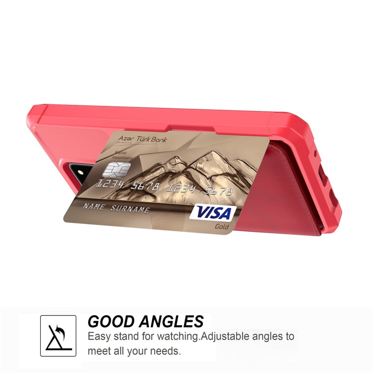 For Samsung Galaxy S20+ Magnetic Wallet Card Bag Leather Phone Case