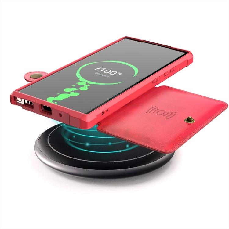 For Samsung Galaxy Note20 Magnetic Wallet Card Bag Leather Phone Case