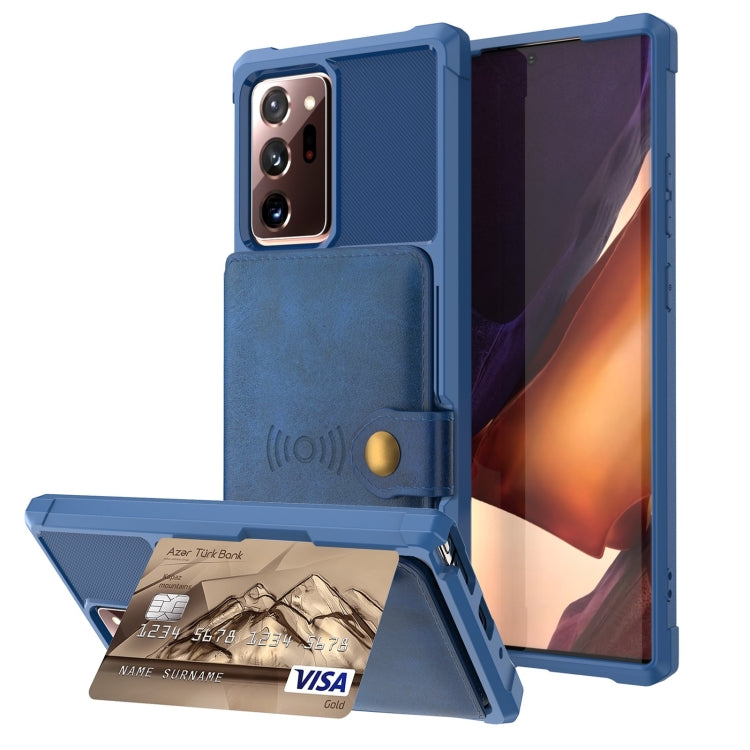 For Samsung Galaxy Note20 Magnetic Wallet Card Bag Leather Phone Case