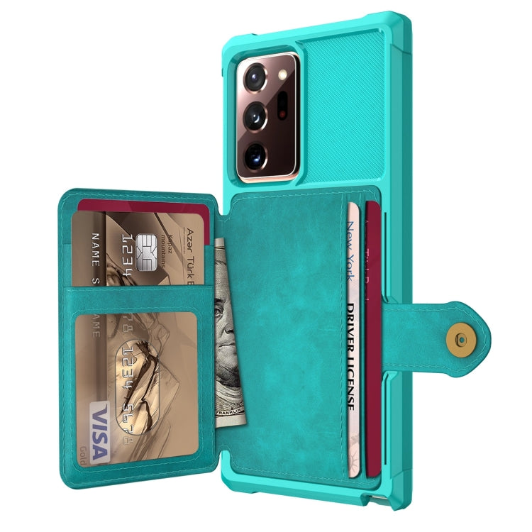 For Samsung Galaxy Note20 Magnetic Wallet Card Bag Leather Phone Case