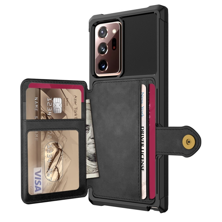 For Samsung Galaxy Note20 Ultra Magnetic Wallet Card Bag Leather Phone Case