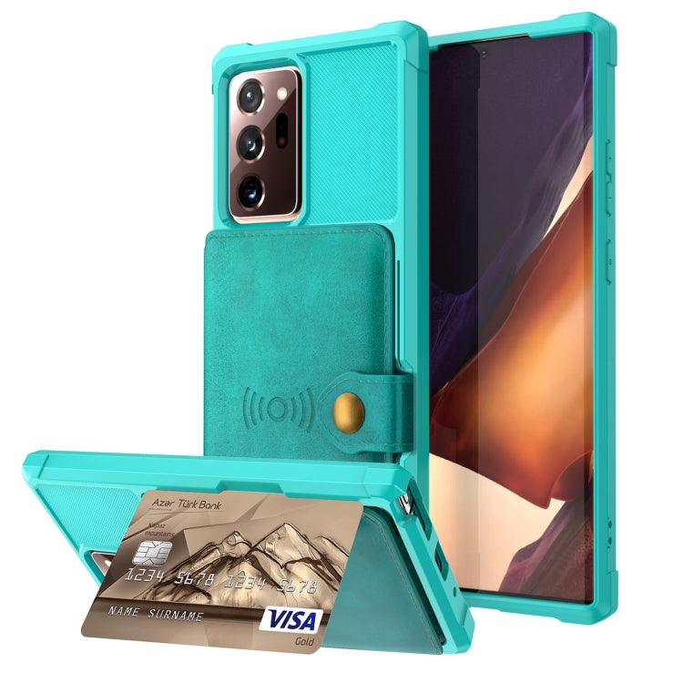 For Samsung Galaxy Note20 Ultra Magnetic Wallet Card Bag Leather Phone Case