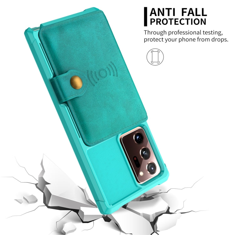 For Samsung Galaxy Note20 Ultra Magnetic Wallet Card Bag Leather Phone Case