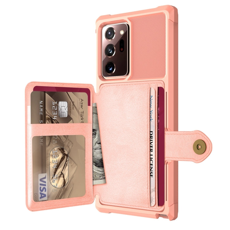 For Samsung Galaxy Note20 Ultra Magnetic Wallet Card Bag Leather Phone Case