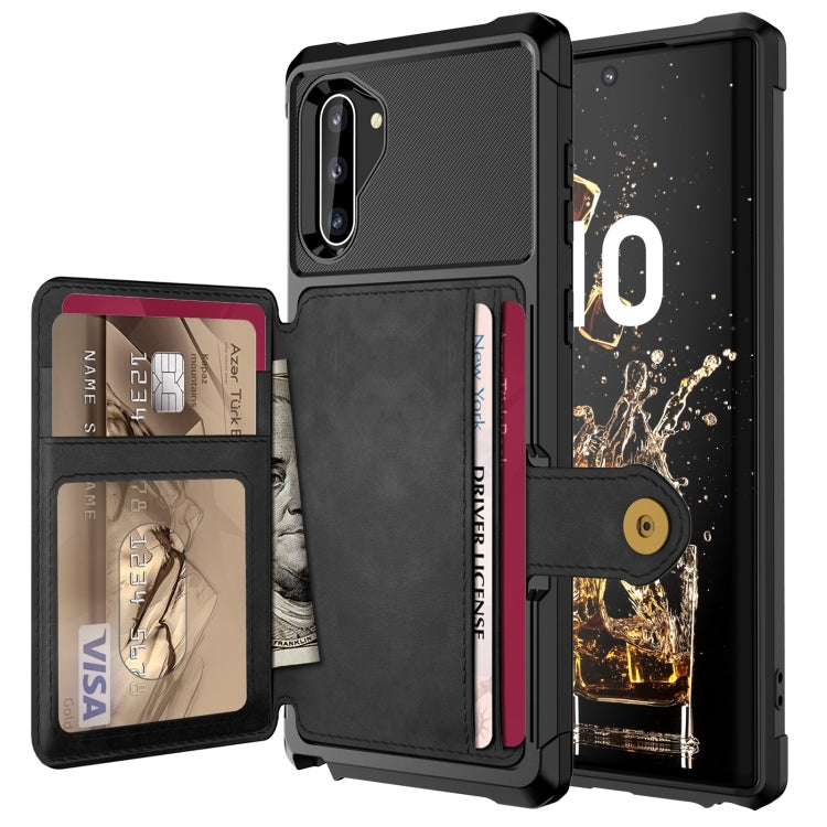 For Samsung Galaxy Note10 Magnetic Wallet Card Bag Leather Phone Case