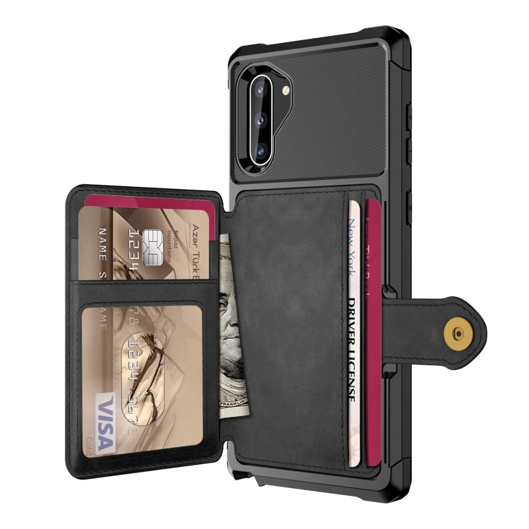 For Samsung Galaxy Note10 Magnetic Wallet Card Bag Leather Phone Case