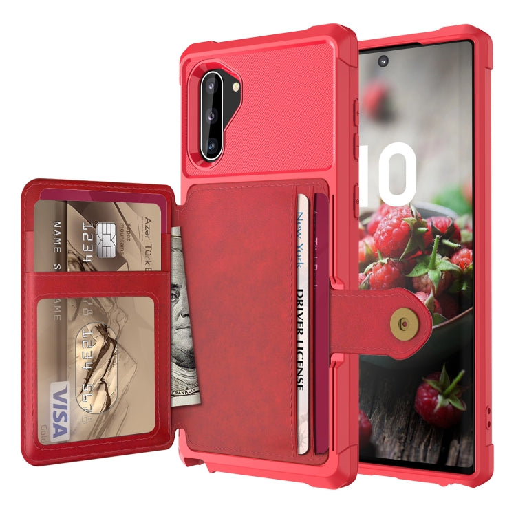 For Samsung Galaxy Note10 Magnetic Wallet Card Bag Leather Phone Case