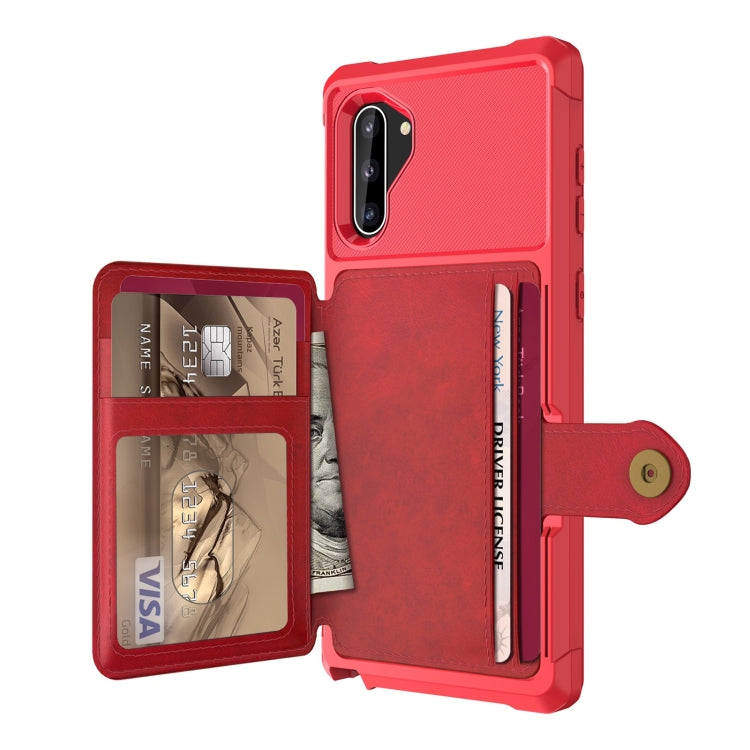 For Samsung Galaxy Note10 Magnetic Wallet Card Bag Leather Phone Case