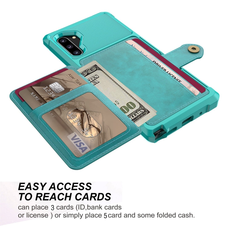 For Samsung Galaxy Note10 Magnetic Wallet Card Bag Leather Phone Case