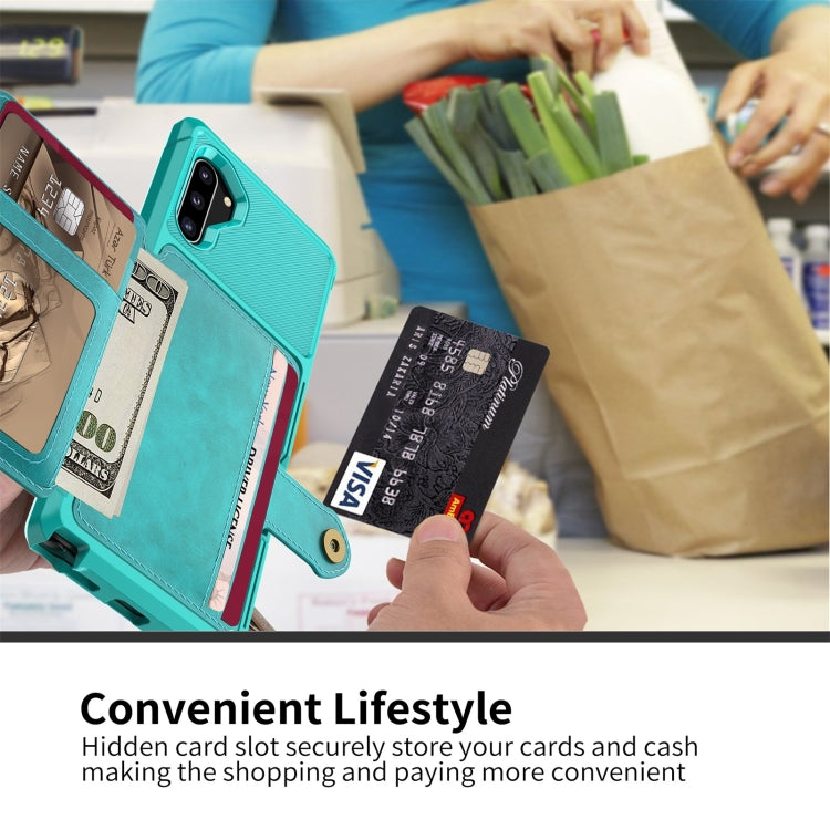 For Samsung Galaxy Note10 Magnetic Wallet Card Bag Leather Phone Case